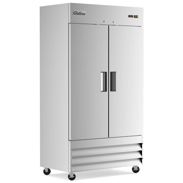 C35F 40″ Double Solid Door Reach-In Freezer – 28 cu.ft.