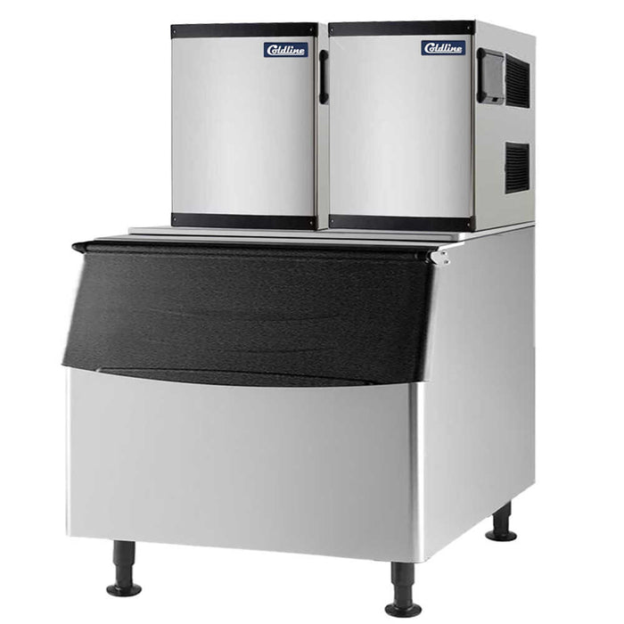ICE800M-HA 48" 800 lb. Modular Half Cube Ice Machine with 1000 lb. Bin, Air Cooled