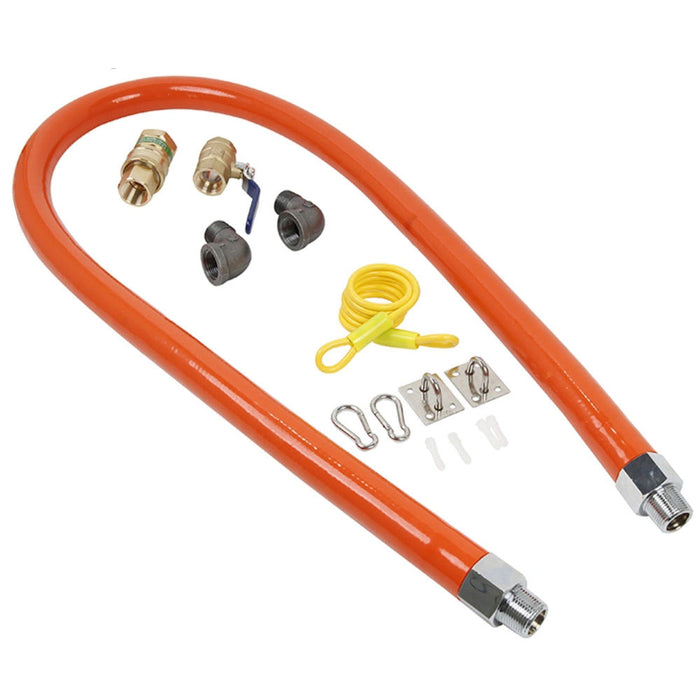 Prepline QD3436 3/4" x 36" Gas Hose Connector Kit with Quick Disconnect