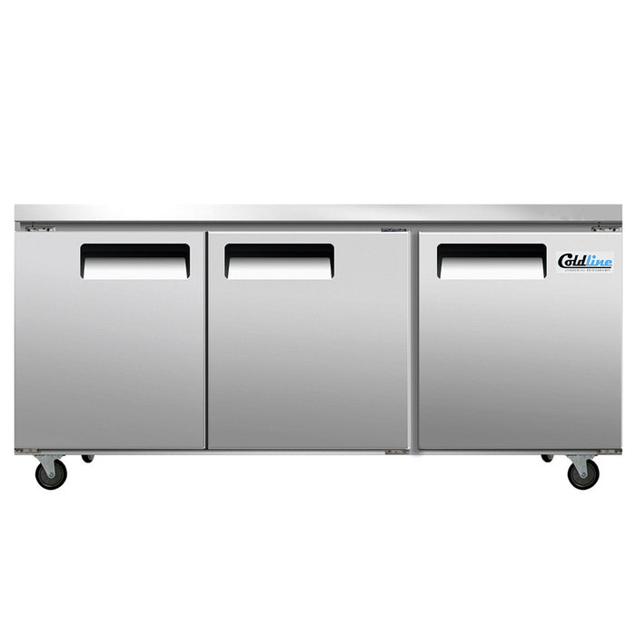 Coldline UC-72RT 72" Undercounter Worktop Refrigerator