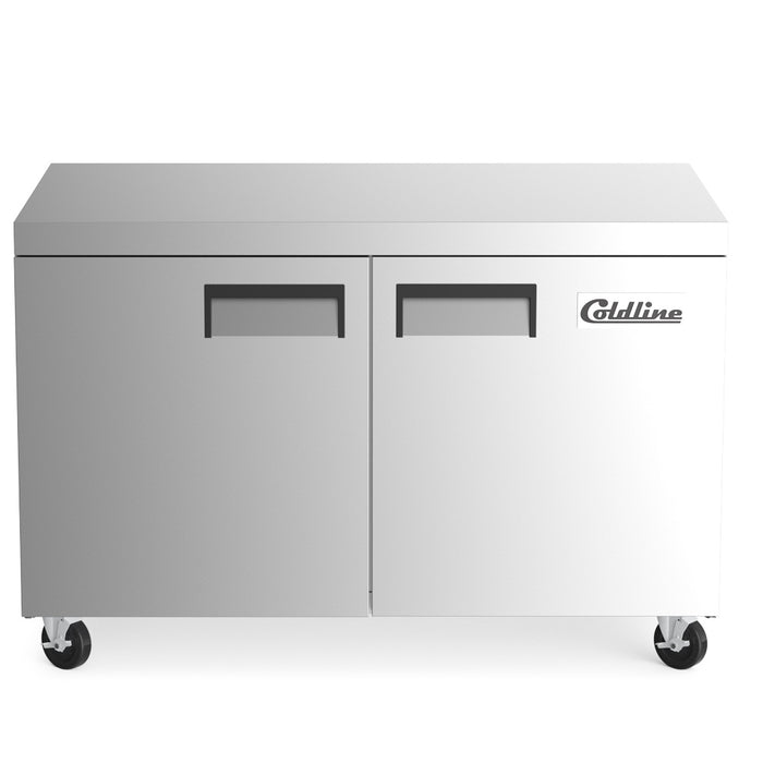 UC-48R 48” Undercounter Work Top Refrigerator - 12 Cu. Ft