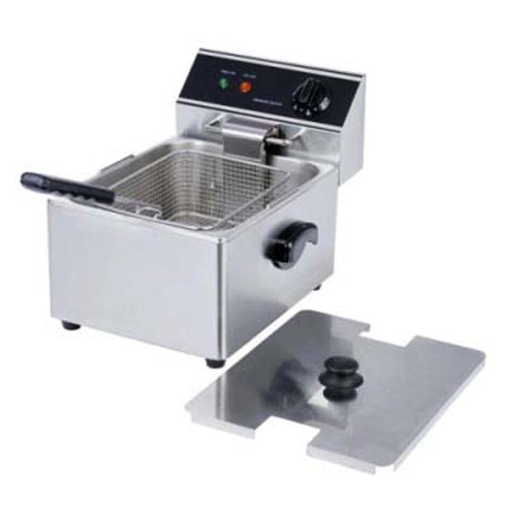 Cookline DF15-1-220 10 Single Tank 15 lb. Electric Countertop Fryer