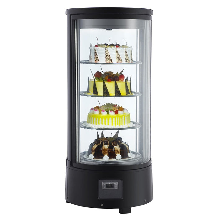 MDCR78 Refrigerated Countertop Rotating Cake Display Case