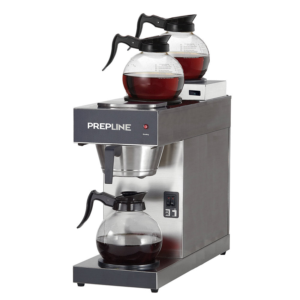  Commercial Coffee Maker with 3 Warmers - 120V: Home