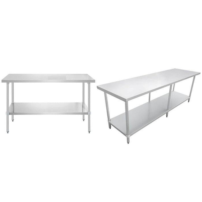 PWTG-Series Stainless Steel Worktable with Undershelf