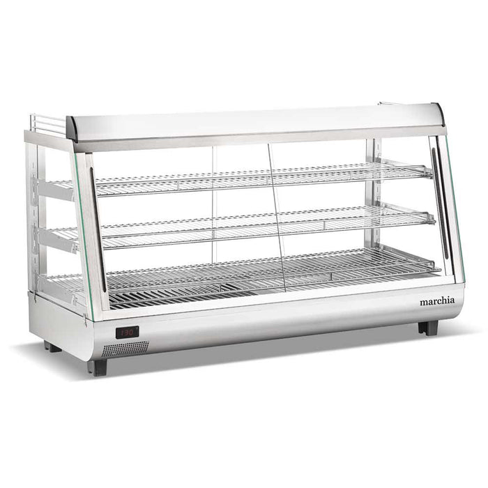 SHCC186 48" Heated Countertop Display Front and Rear Access Doors
