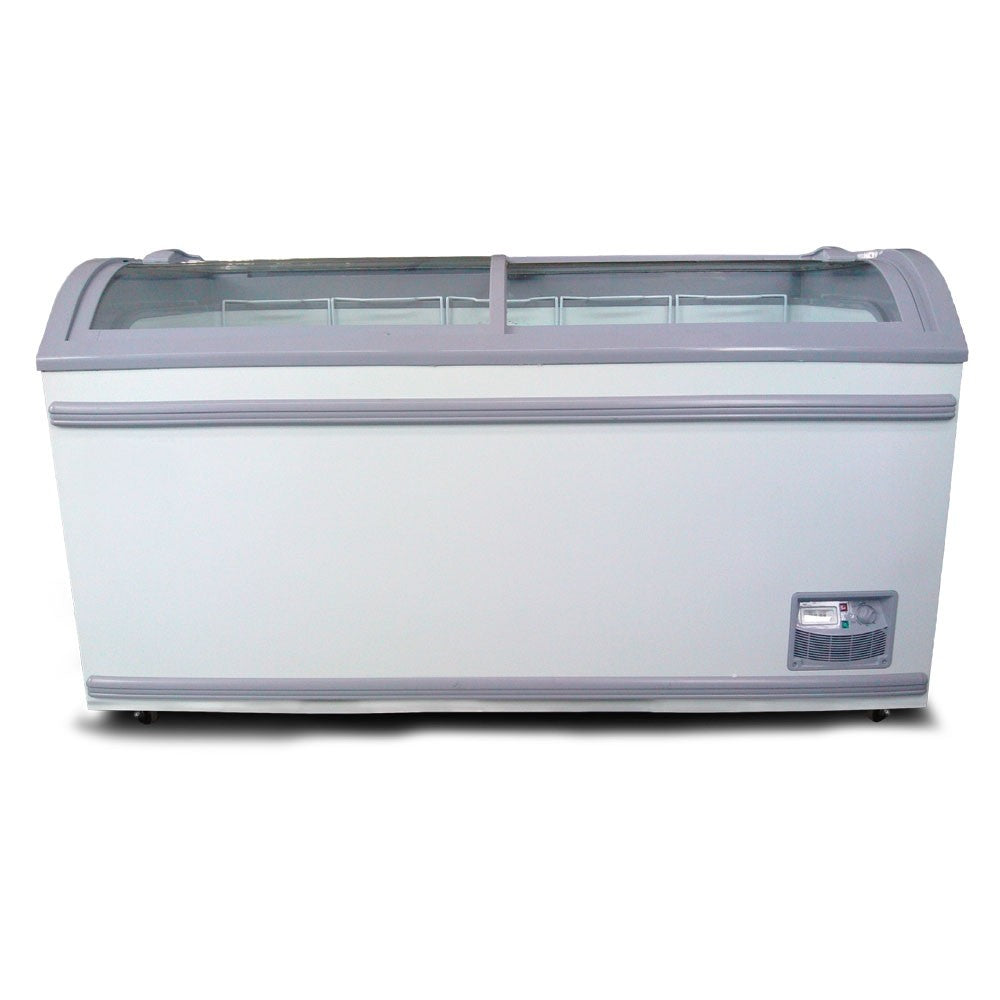 Premium Chest Display Fridges And Freezers With Top Curved Sliding