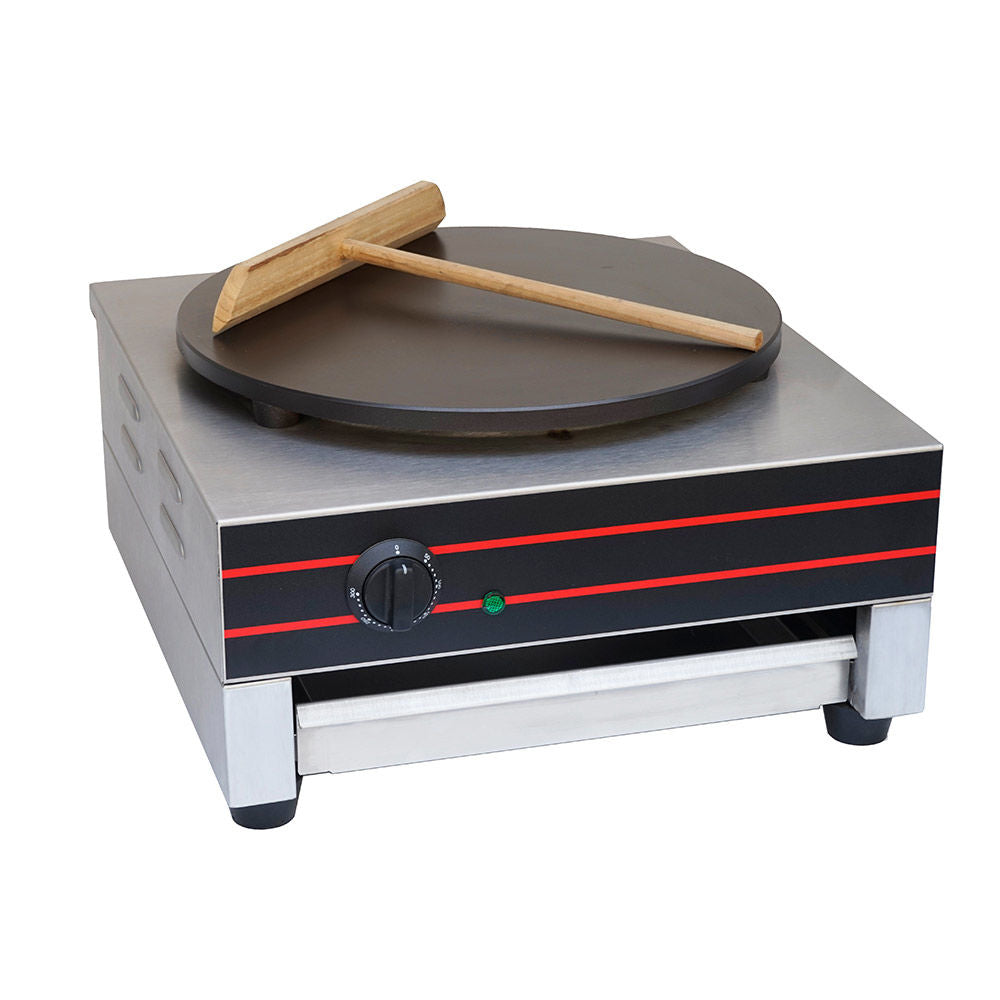 16" Electric Single Cast Iron Crepe Maker, 240V