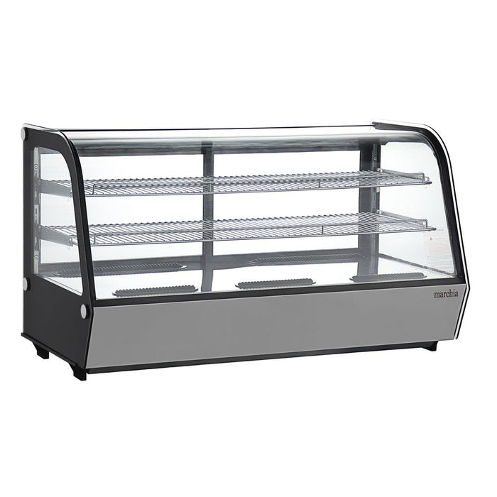 MDC261 48" Refrigerated Curved Glass Countertop Display Case