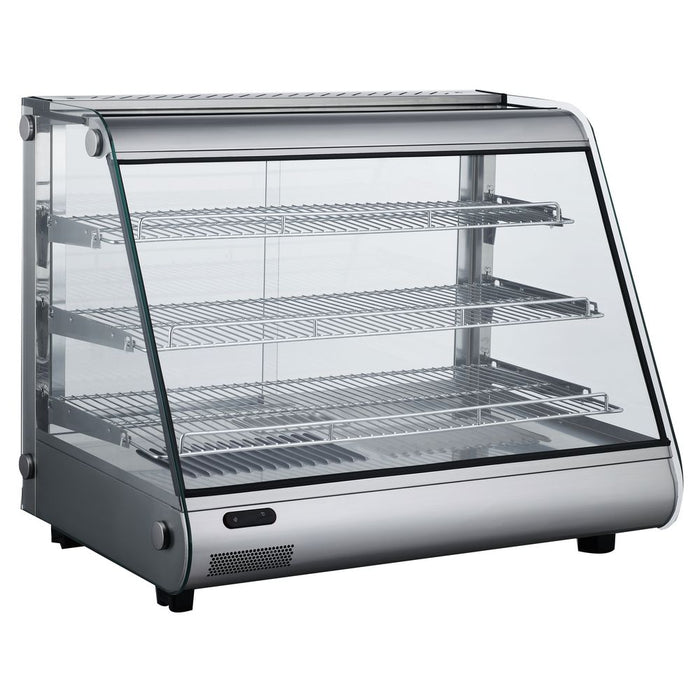 MHC161 34" Heated Slanted Glass Countertop Display Case