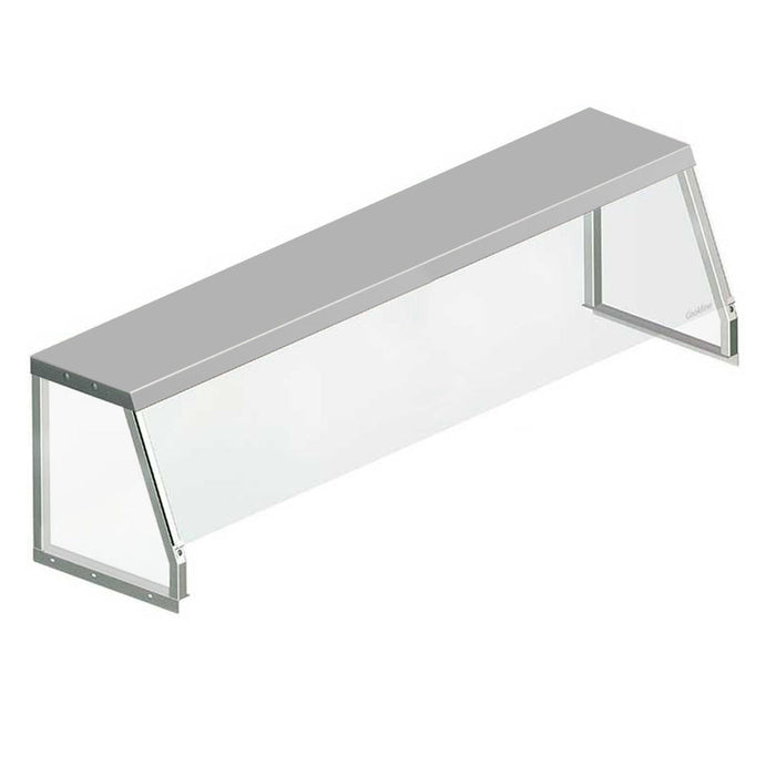SG-1574 74" Angled Sneeze Guard for Steam Tables, Salad Bars