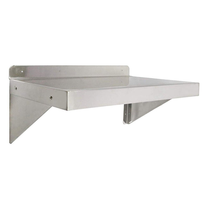 PWS-1448 14"W x 48"L Stainless Steel Wall Mount Shelf
