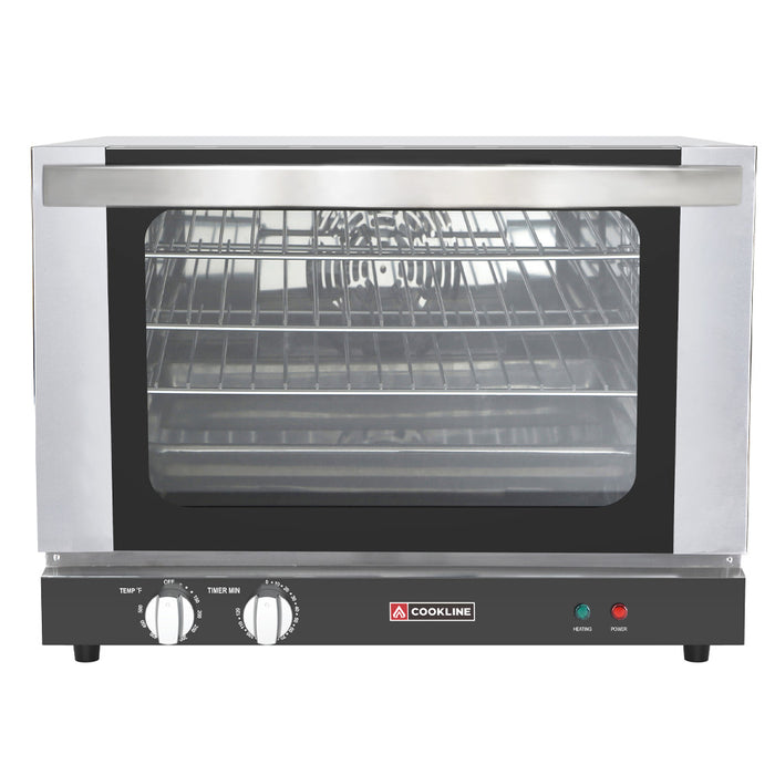 Cookline HCVE-16-120 23" Commercial Half Size Electric Countertop Convection Oven,120V