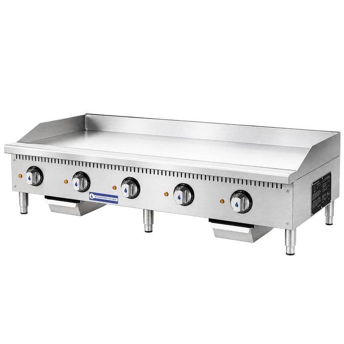 SR-EG60 60" Commercial Electric Countertop Griddle - 208/240V