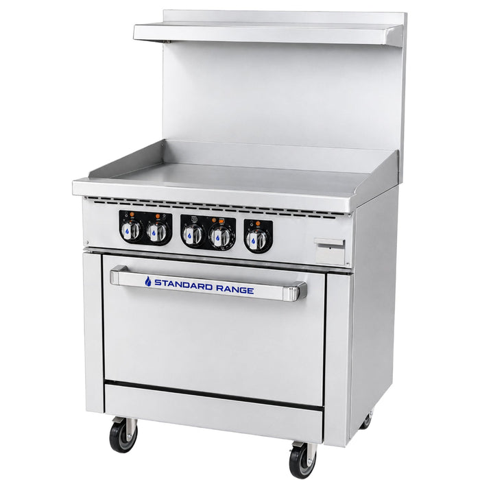 Standard Range SR-ER36-36EG-208 36" Electric Range with 36" Griddle Top - 208V, 3 Phase
