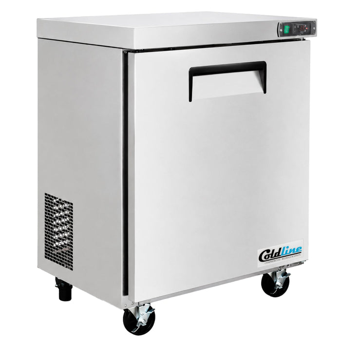 Coldline UCN-29F 29" Narrow Depth Worktop Freezer