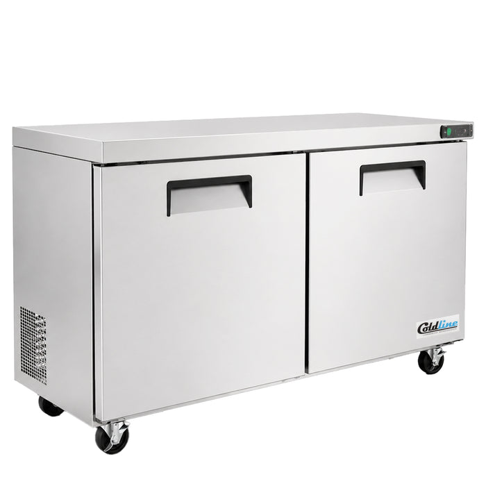 Coldline UCN-60F 60" Narrow Depth Worktop Freezer