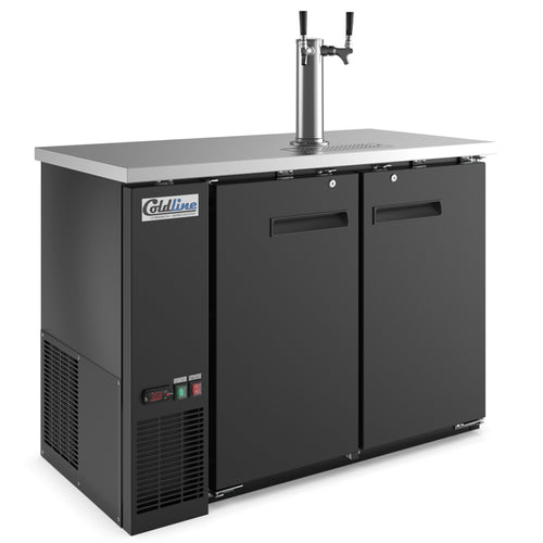 CDD-48 48″ Refrigerated Direct Draw Beer Dispenser with 1 Spout - 11.8 Cu. Ft.