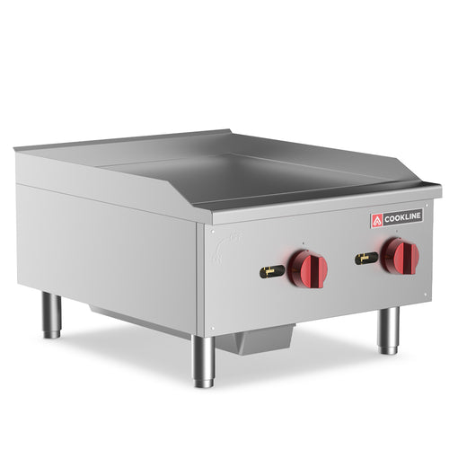 CGG-24M 24" Gas Countertop Griddle with Manual Controls - 60,000 BTU