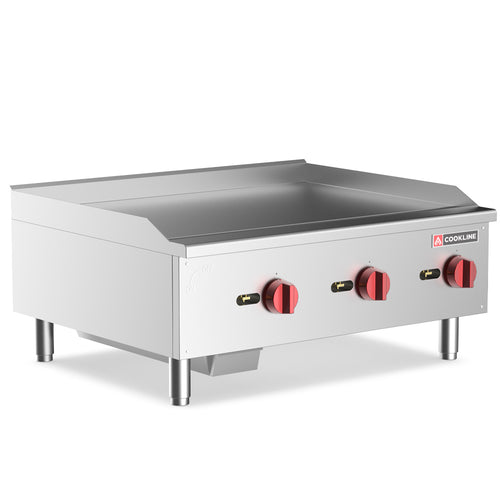 CGG-36M 36" Gas Countertop Griddle with Manual Controls - 90,000 BTU