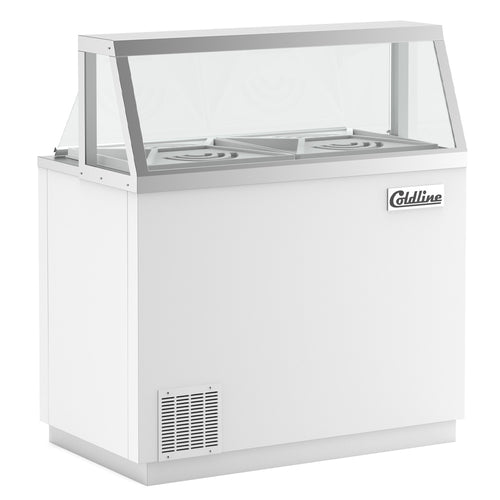 DIP-46 47" Ice Cream Dipping Cabinet Freezer | (8) Tub Capacity