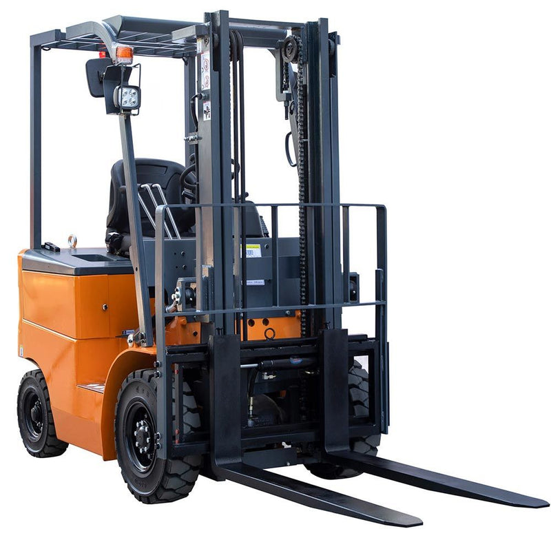 HiLo 3300 Lb. Electric Counter Balanced Forklift with 118" Lift Height, 110V