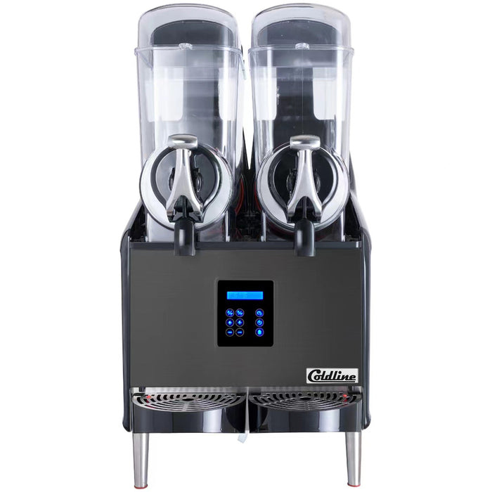 GRANITA-2X Double 2 Bowl Pourover Granita Slush Machine - 6.4 Gallon