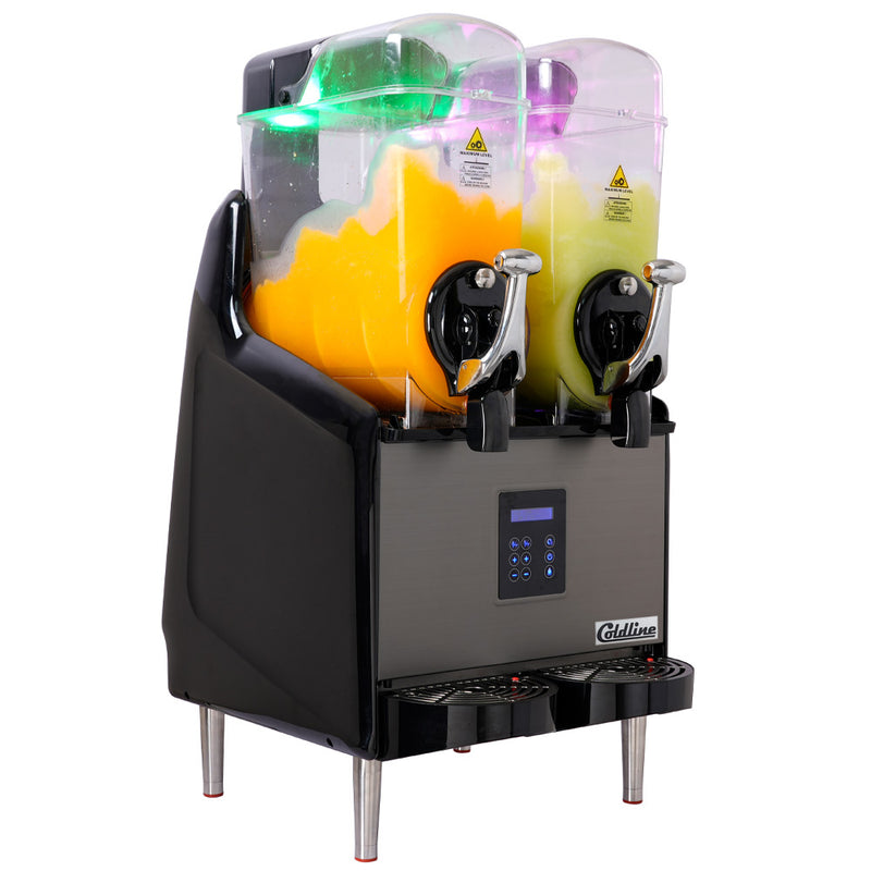 GRANITA-2X Double 2 Bowl Pourover Granita Slush Machine - 6.4 Gallon