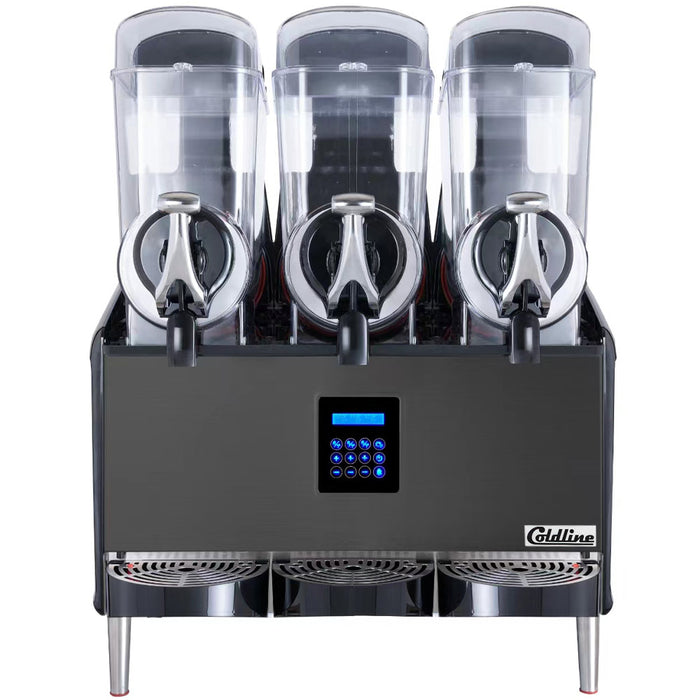 GRANITA-3X Triple 3 Bowl Pourover Granita Slush Machine - 9.6 Gallon