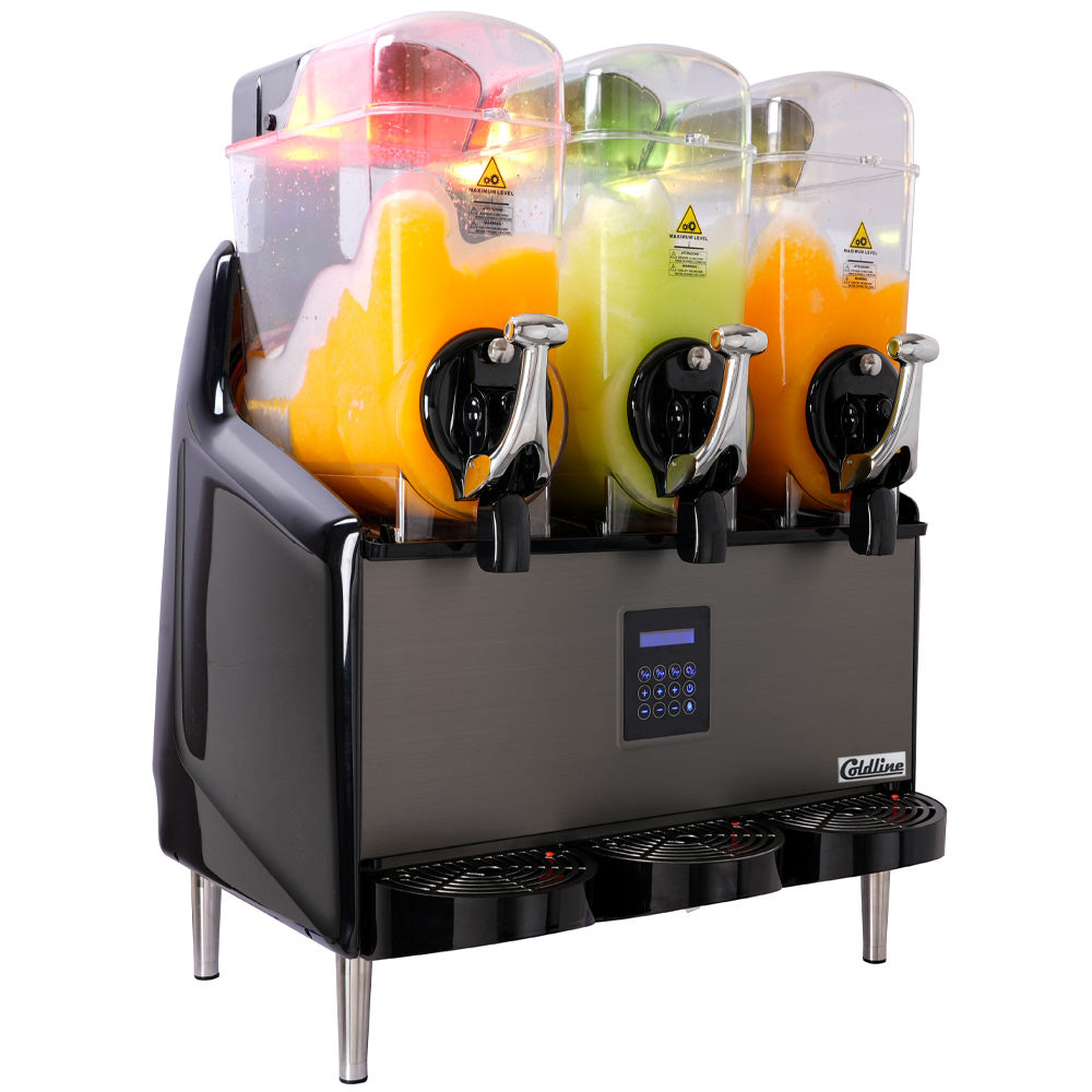 GRANITA-3X Triple 3 Bowl Pourover Granita Slush Machine - 9.6 Gallon