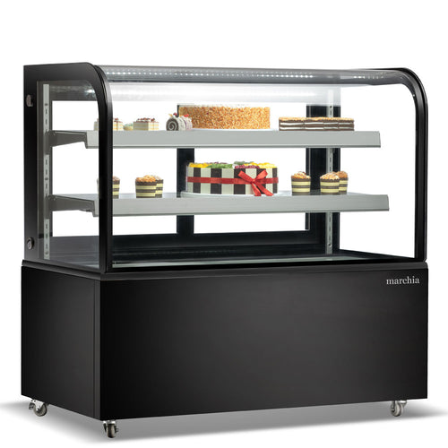 MB48-B 48" Black Refrigerated Bakery Display Case