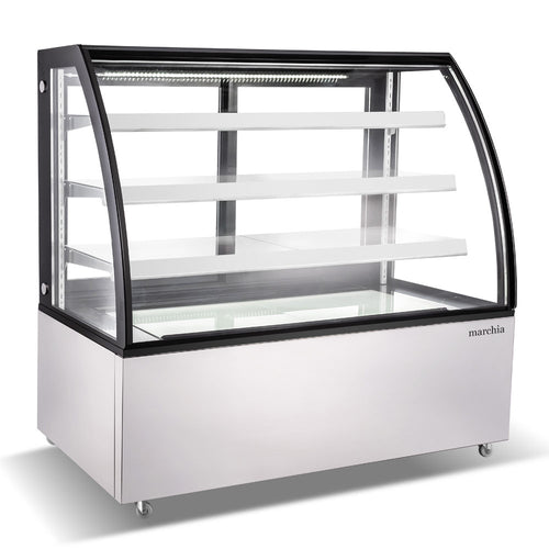 MBT60 60" Curved Glass Refrigerated Bakery Display Case