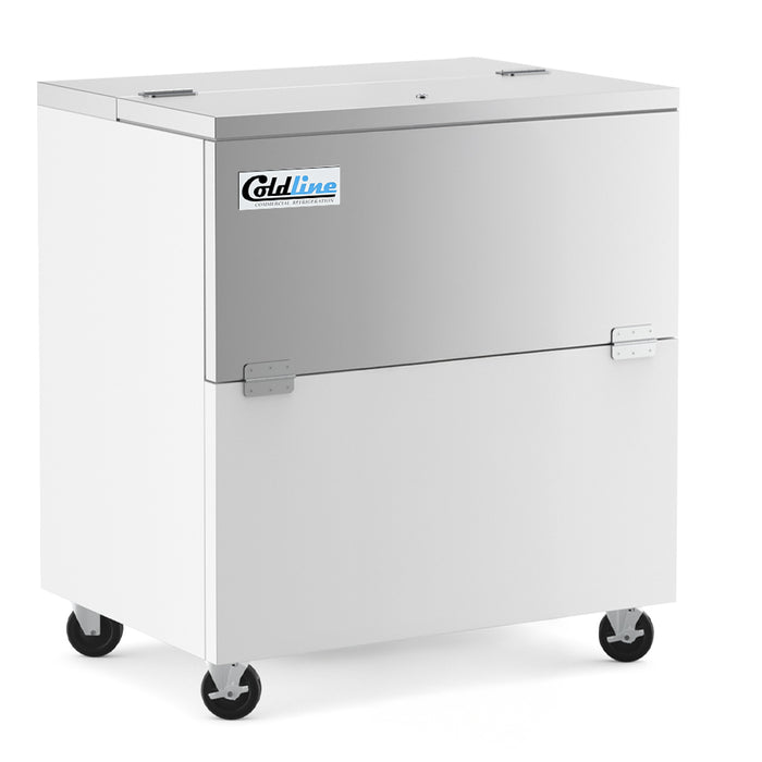 Coldline MC34 34" White School Milk Cooler