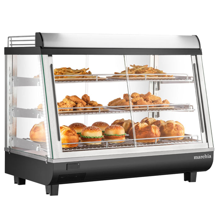 MHCC136 36" Heated Countertop Display Front and Rear Access Doors