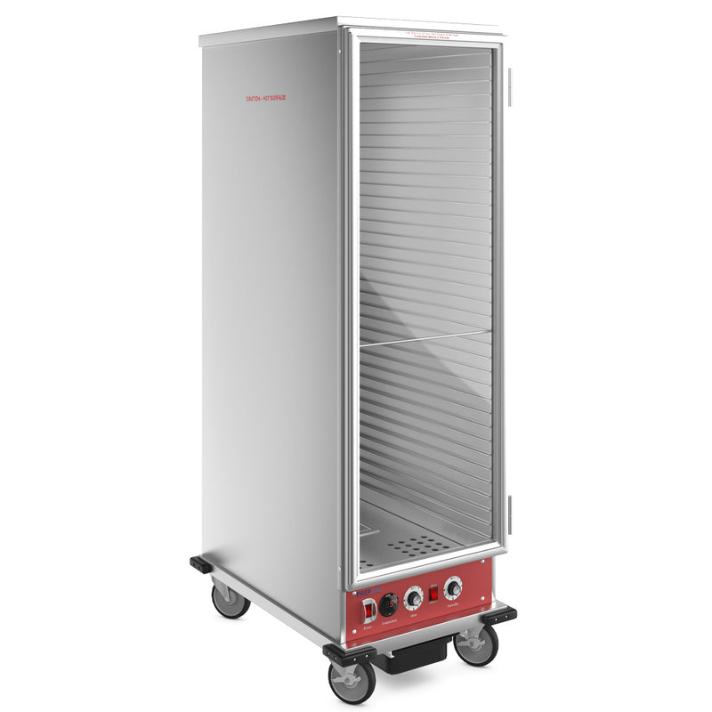 MPI1836 Full Size Insulated Heater Proofer Cabinet with Clear Door - 120V
