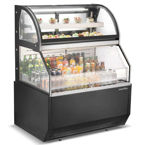 MSTAR48 48" Dual Service Open Air Display Case Merchandiser