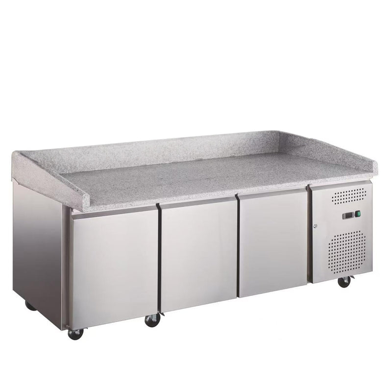 PDR-80 80" Refrigerated Pizza Prep with Marble Top