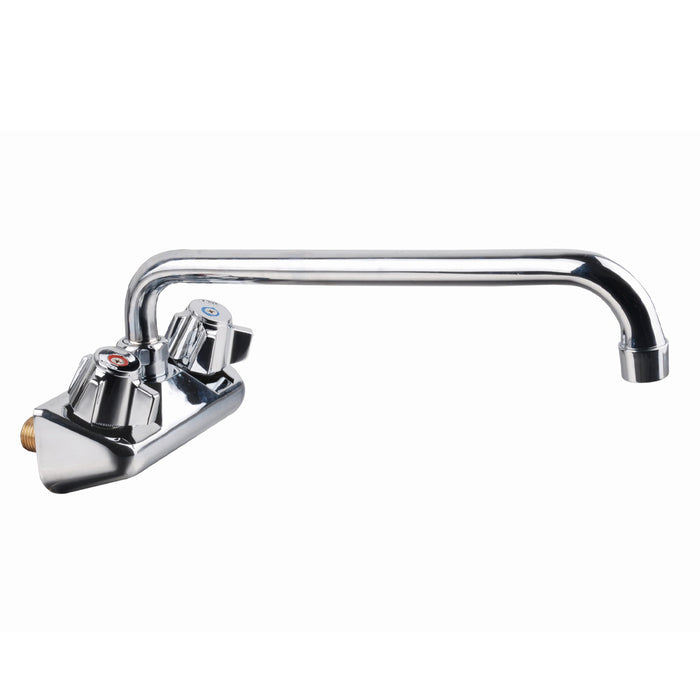 Prepline PFW-4-10 Wall Mounted 10" Swing Spout Sink Faucet