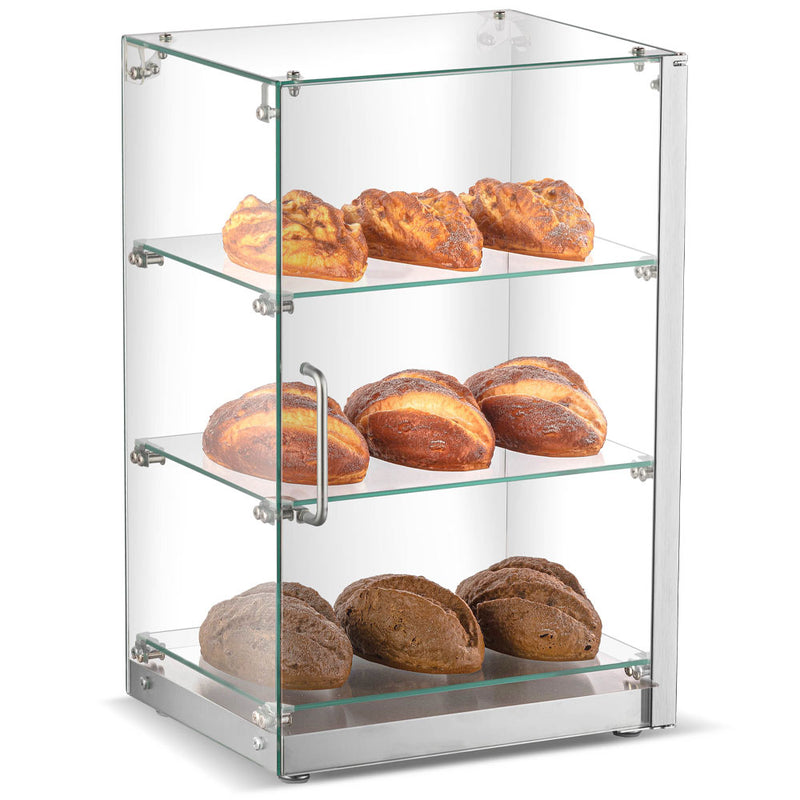 SA60 16" Vertical Straight Glass Countertop Dry Display Case