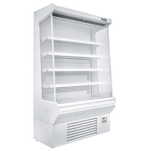 SOC-51-W 51" White High Profile Refrigerated Self-Serve Display Merchandiser