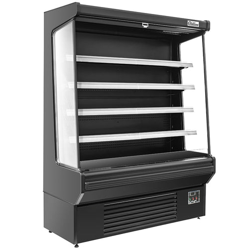 SOC-61-B 61" Black High Profile Refrigerated Self-Serve Display Merchandiser