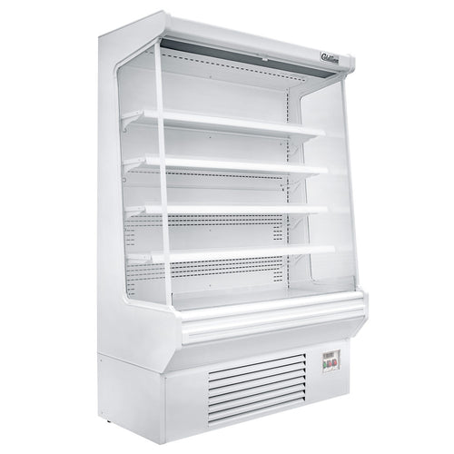 SOC-61-W 61" White High Profile Refrigerated Self-Serve Display Merchandiser