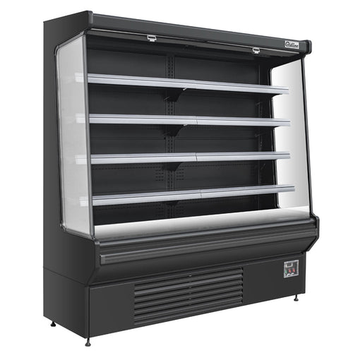 Coldline SOCD-61-B 61" Black Deep High Profile Refrigerated Self-Serve Display Merchandiser