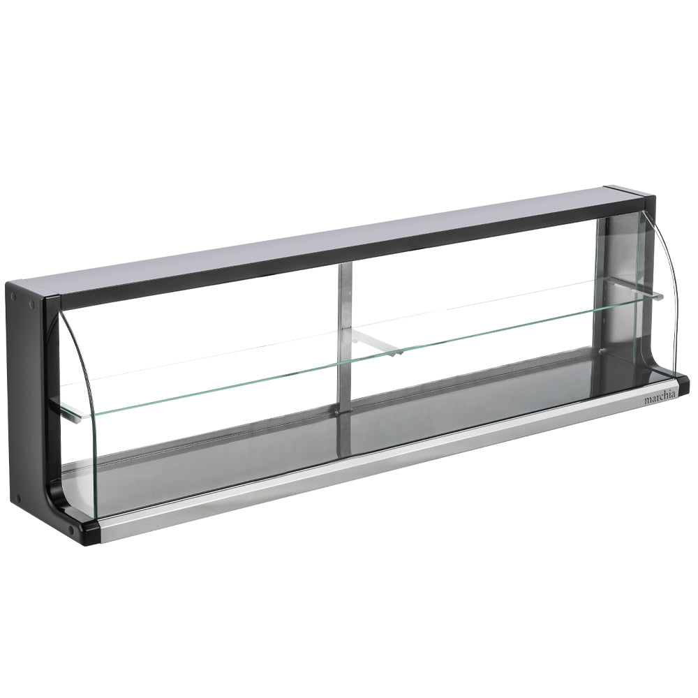 USTAR-T60 57" Dry Curved Glass Bakery Display Case, Non Refrigerated