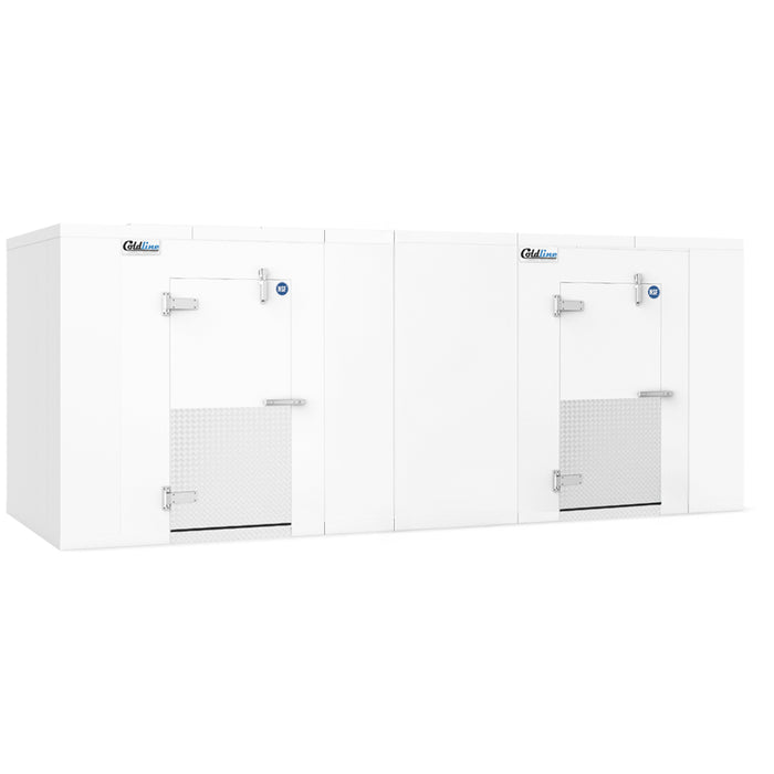 8 x 20 Walk-in Cooler and Freezer Combo Box, with Floor