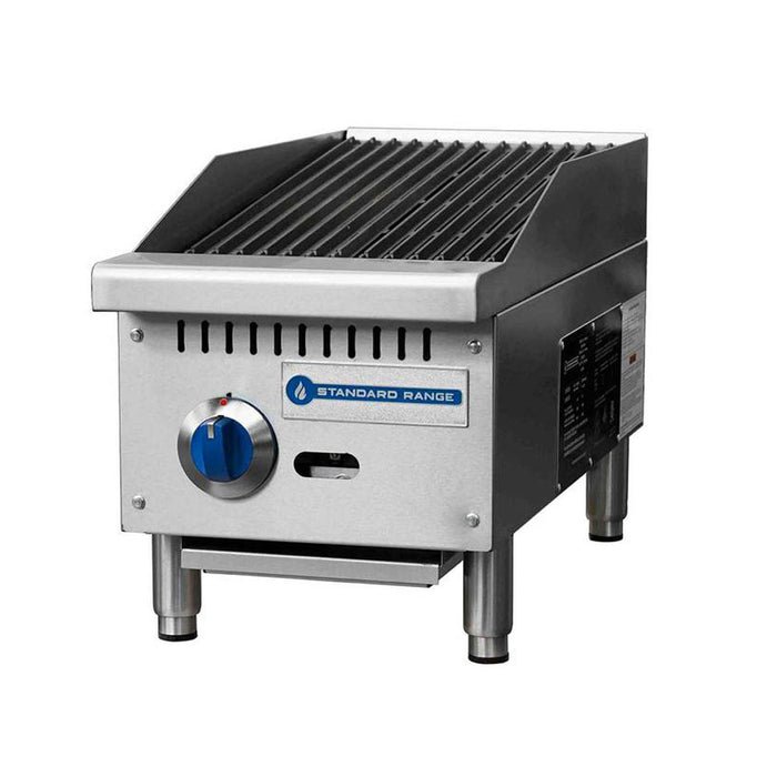 SR-CB12-M 12" Gas Countertop Radiant Charbroiler - 35,000 BTU