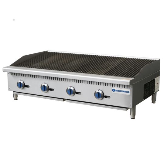 SR-CB48-M 48" Gas Countertop Radiant Charbroiler - 140,000 BTU