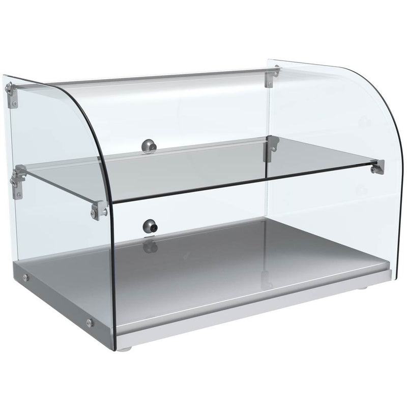CA45 22" Curved Glass Countertop Dry Display Case