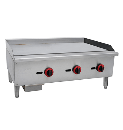 CGG-36M 36" Gas Countertop Griddle with Manual Controls - 90,000 BTU