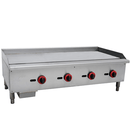 CGG-48T-HD 48" Commercial Countertop Gas Griddle with Thermostatic Controls - 120,000 BTU